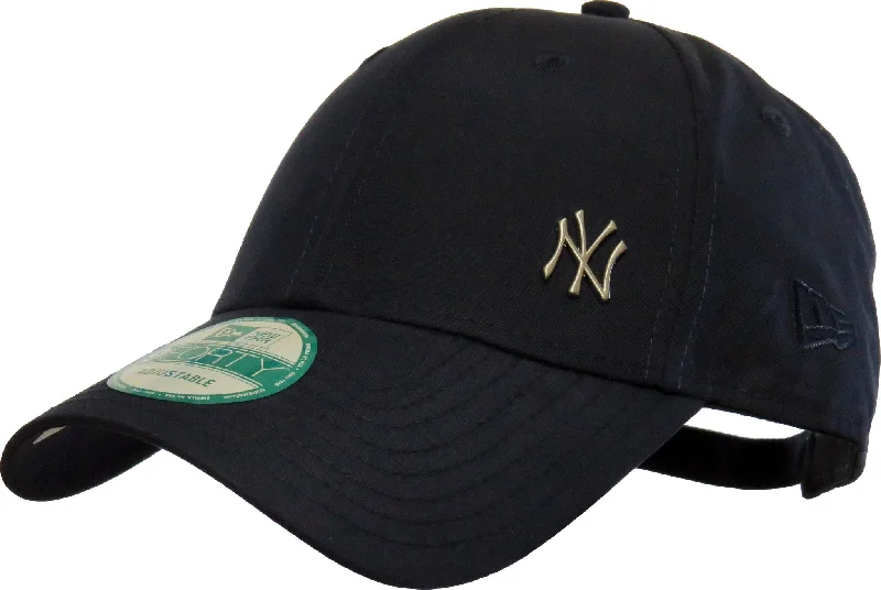 Bucket Hats for Street Style-New York Yankees New Era 9Forty Flawless Navy Baseball Cap