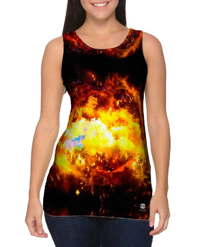 Stylish Down Vests for Cold Days-Space Galaxy Nebula Burst