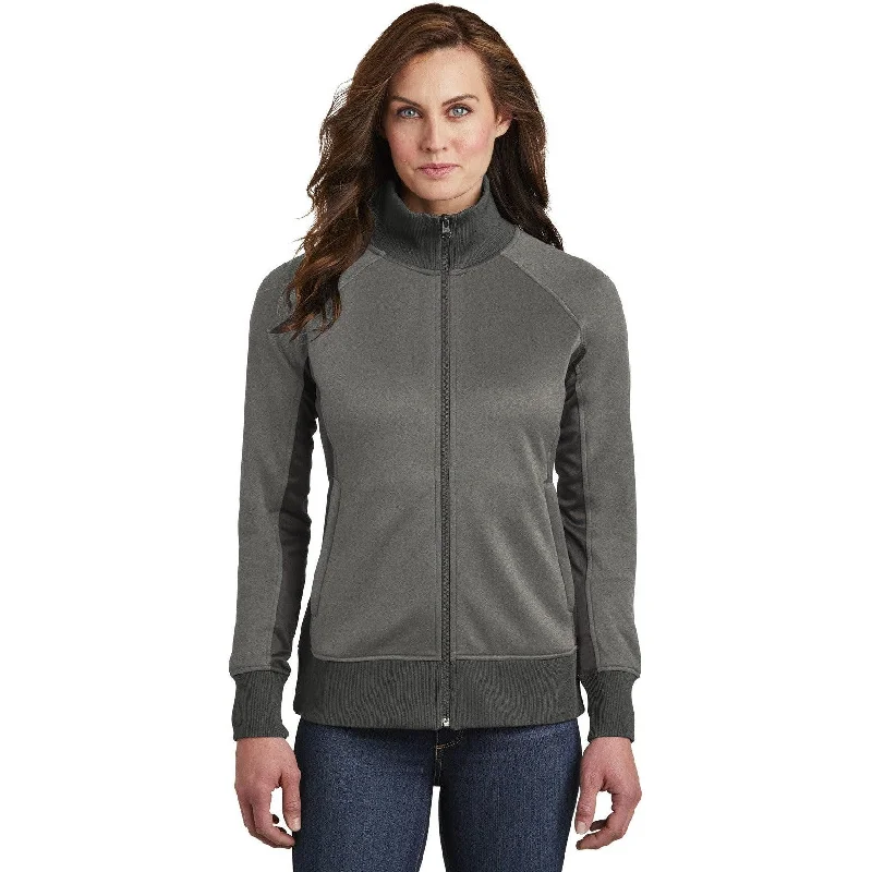 Winter Jackets for Snowy Conditions-CLOSEOUT - The North Face Ladies Tech Full-Zip Fleece Jacket