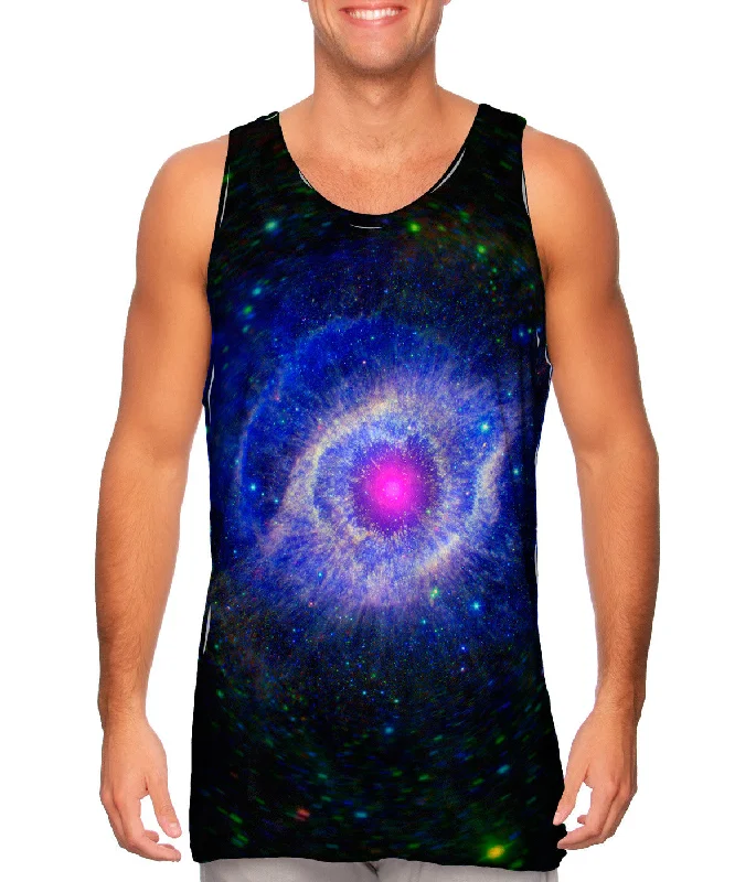 Sleeveless Vests for Comfort and Freedom-Space Galaxy Helix Nebulae