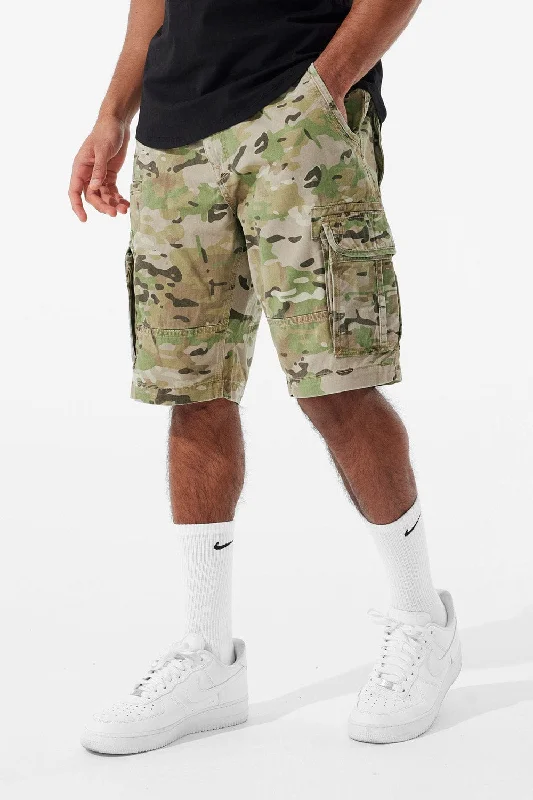 Drawstring Shorts for Adjustable Comfort-OG - Xavier Camo Cargo Shorts (Camo 2.0)