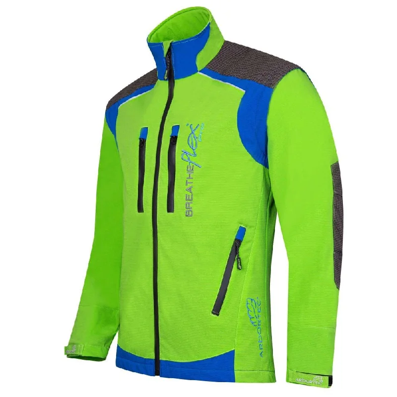 Athletic Jackets for Sports and Fitness-Breatheflex Pro Work Jacket - Lime