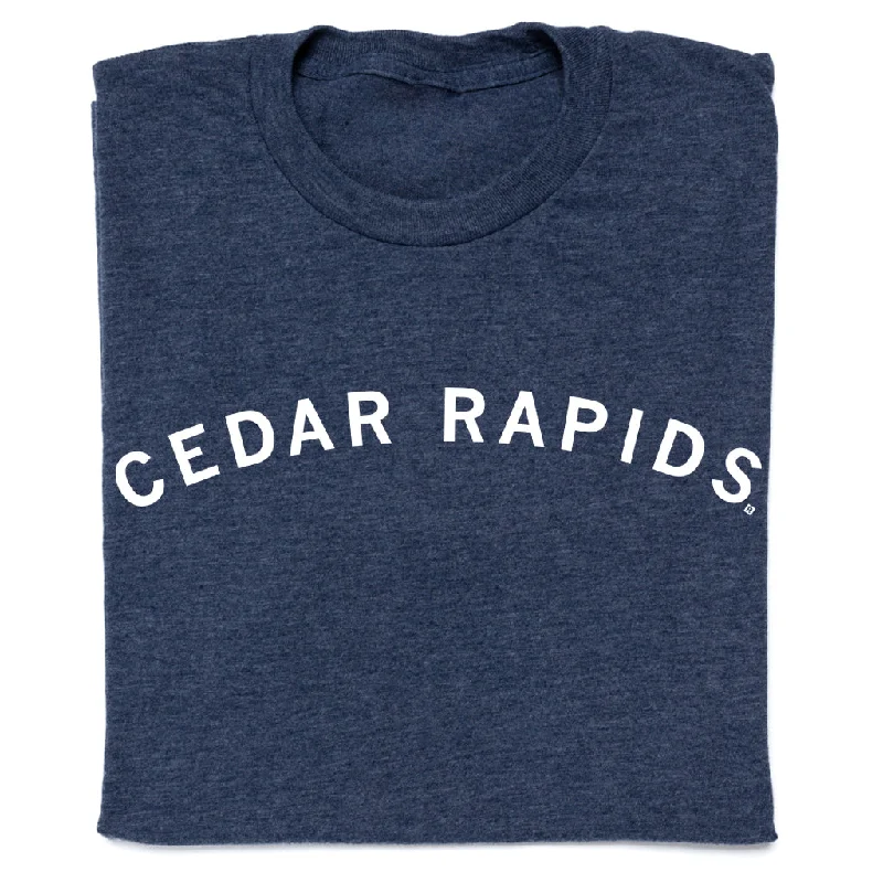 Colorful T-Shirt for Bright Styles-Cedar Rapids Curved Logo