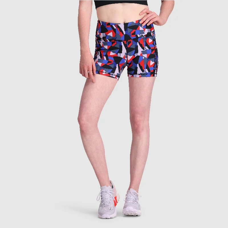 Stylish Printed Shorts for Fashion Statements-Women's Ad-Vantage Printed Shorts - 4" Inseam - Final Sale