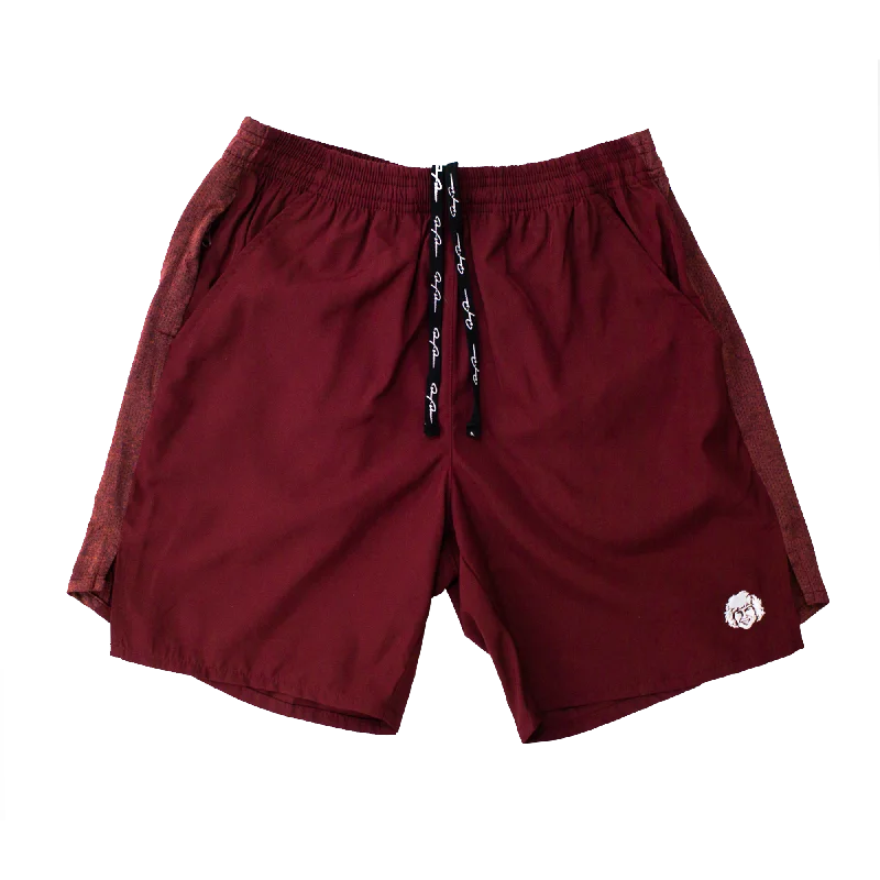 Activewear Shorts for Training and Workouts-Danny Duncan Maroon Running Shorts