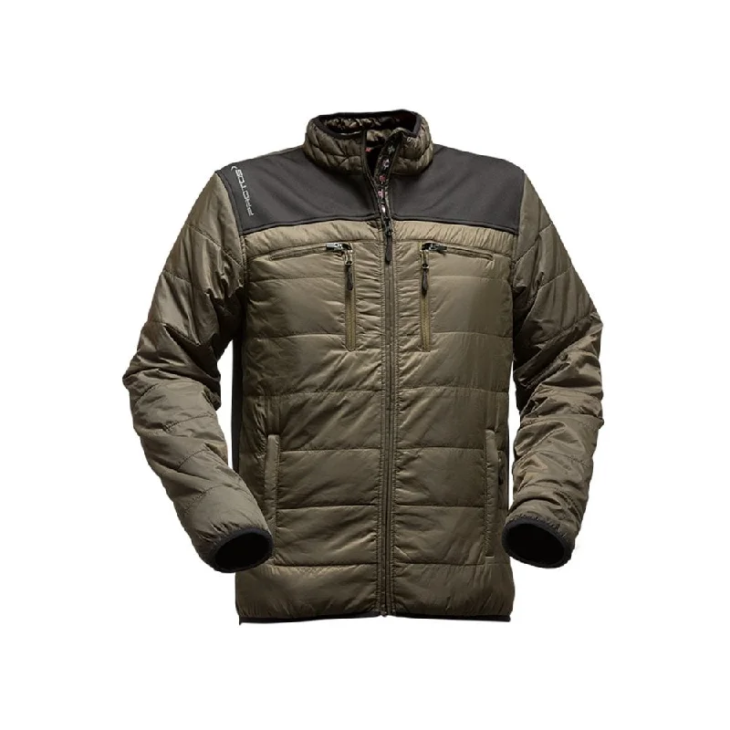 Rainproof Jackets for Outdoor Protection-Primaloft Thermo Jacket Olive