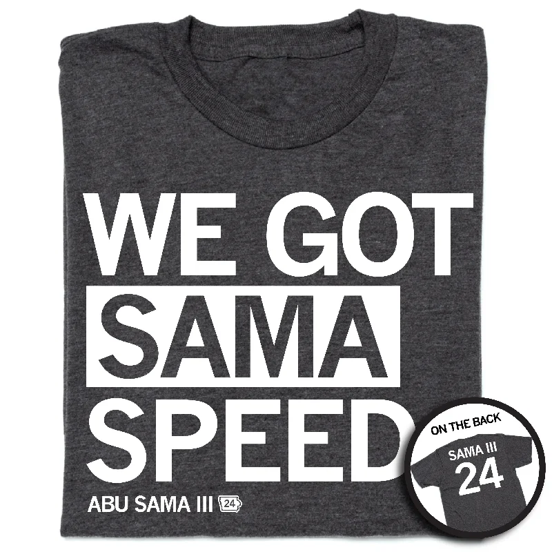 Classic Black T-Shirt for Versatile Wear-We Got Sama Speed