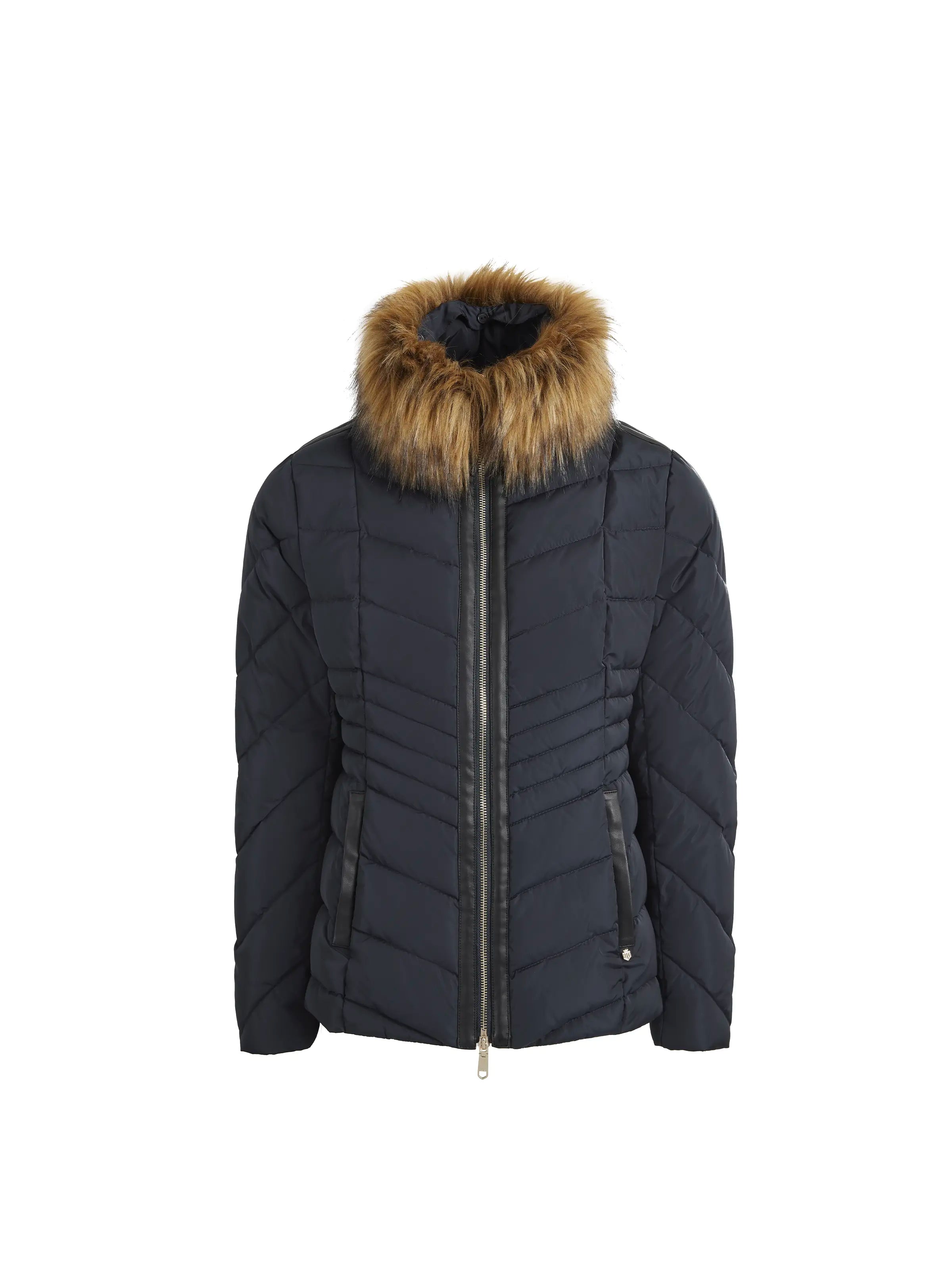 Warm Jackets for Winter Adventures-Pippa Padded Jacket - Navy