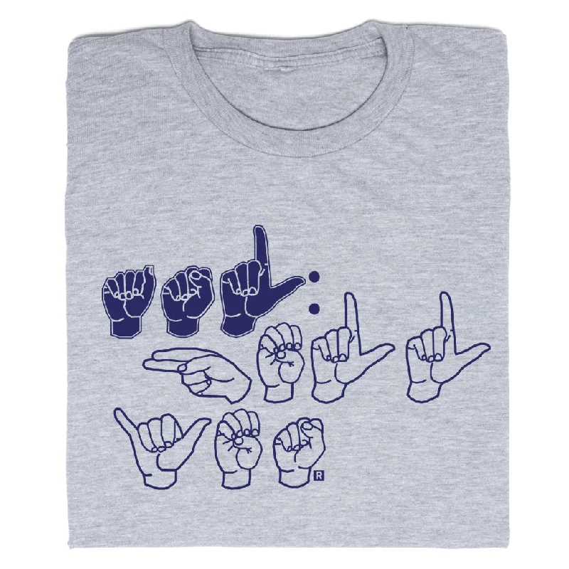 High-Quality Graphic T-Shirt for Bold Prints-ASL: Hell Yes