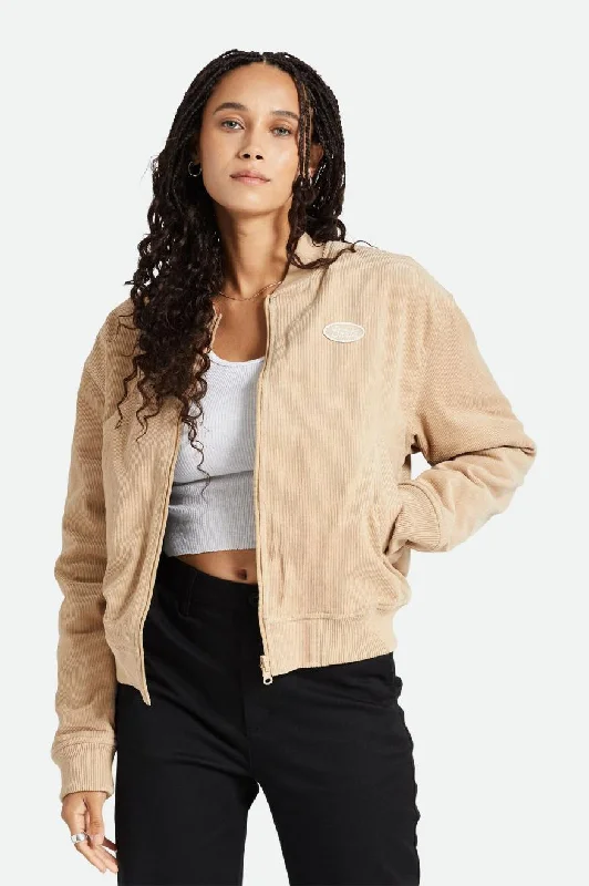 Casual Jackets for Everyday Wear-Utopia Reversible Bomber Jacket - Sesame