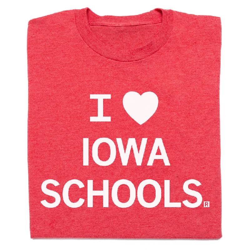 Slim Fit T-Shirt for a Modern Look-I Heart Iowa Schools (R)