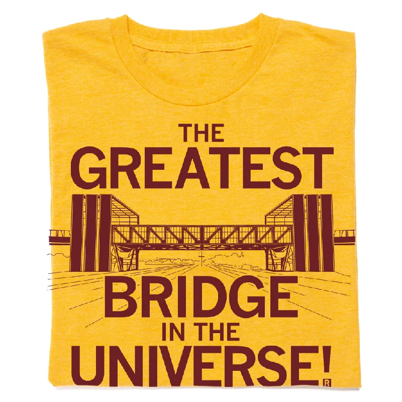 Stylish T-Shirt for Casual Outings-Ames: The Greatest Bridge In The Universe