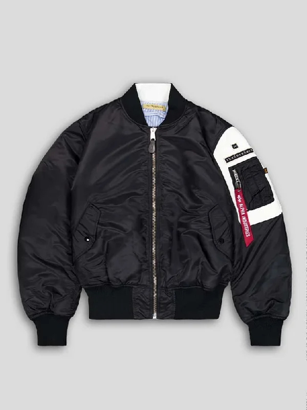 Custom Jackets for Personalized Fashion-ALPHA X UNDERCOVER THE SHEPHERD MA-1 BOMBER JACKET