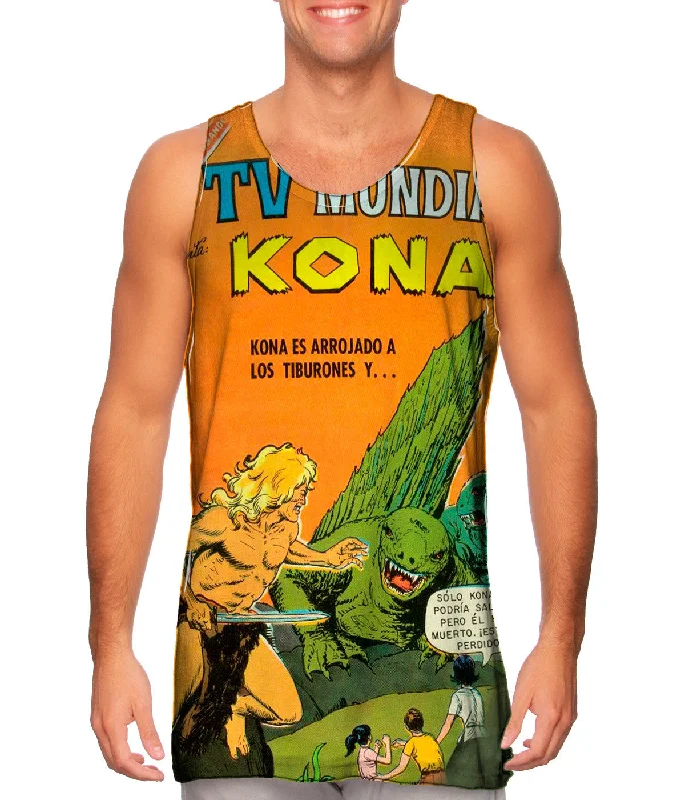 Heavy Duty Vests for Outdoor Jobs-Spanish Kona Comic Retro