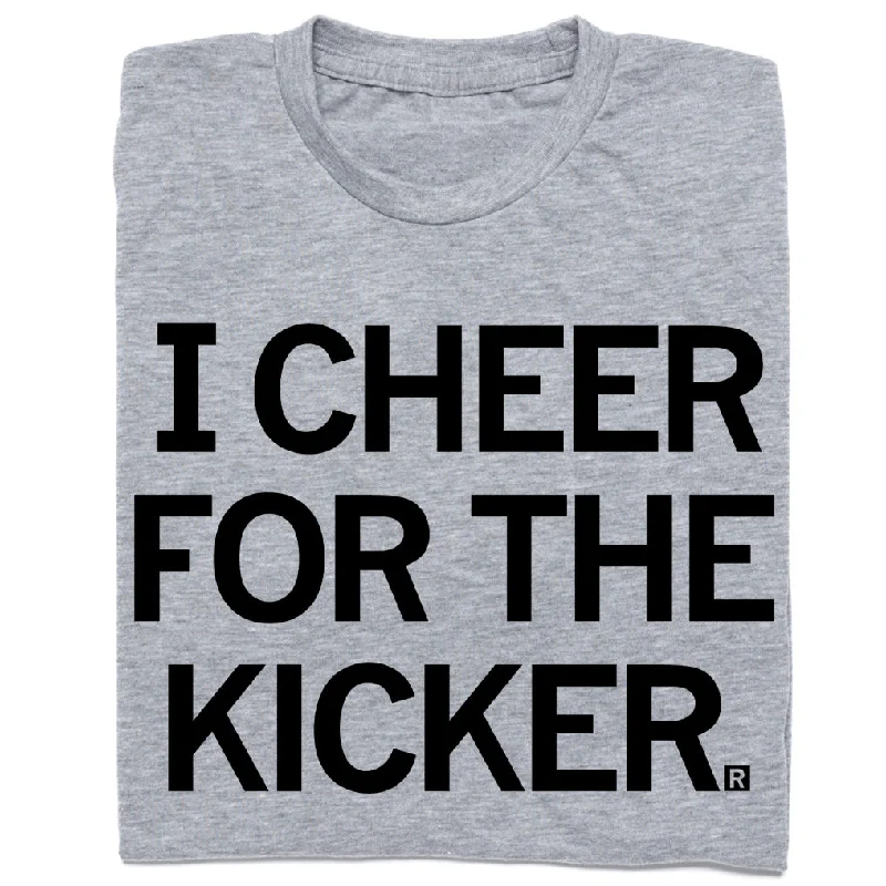 Classic Crew Neck T-Shirt for Timeless Appeal-I Cheer For The Kicker