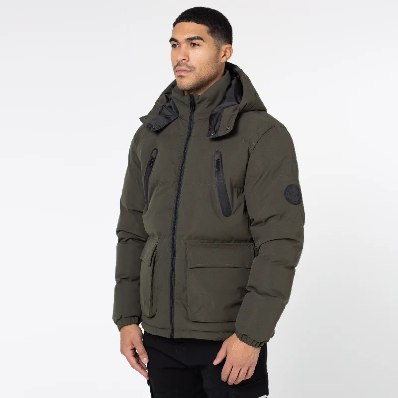 Warm Jackets for Mountain Climbing-Expedition Jacket | Khaki