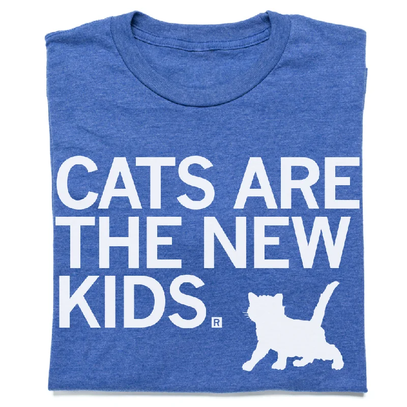 High-Quality Cotton T-Shirt for Comfort-Cats Are The New Kids