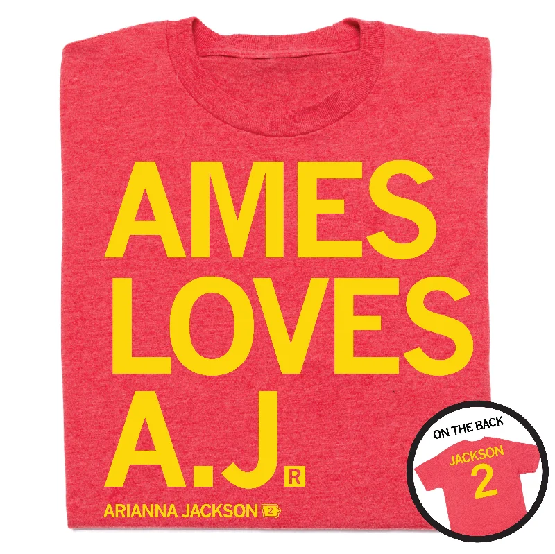 Funny T-Shirt for Casual Outfits-Ames Loves AJ