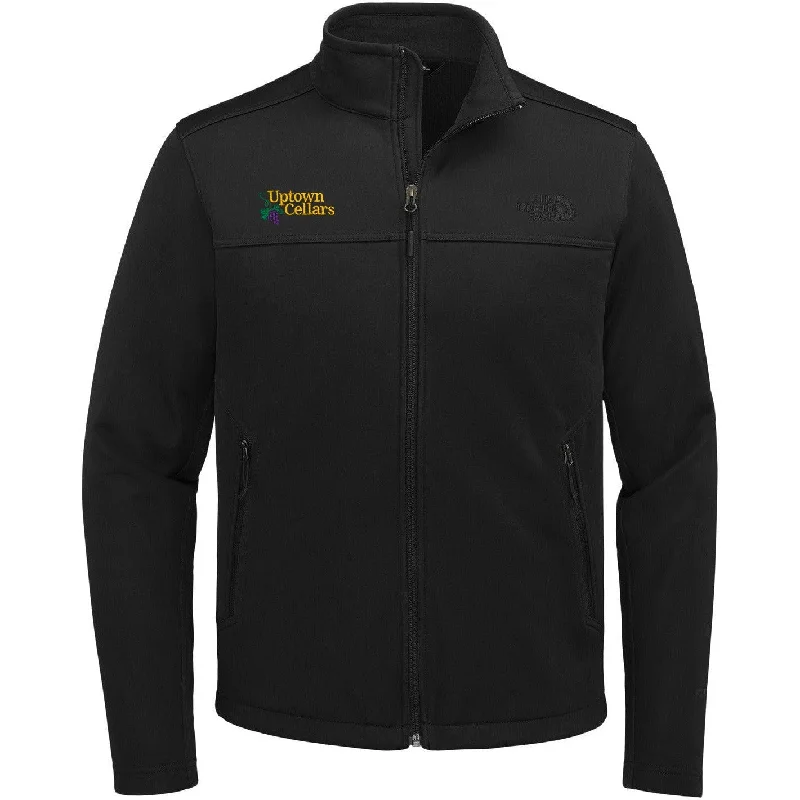 Packable Jackets for Convenient Travel-The North Face Chest Logo Ridgewall Soft Shell Jacket