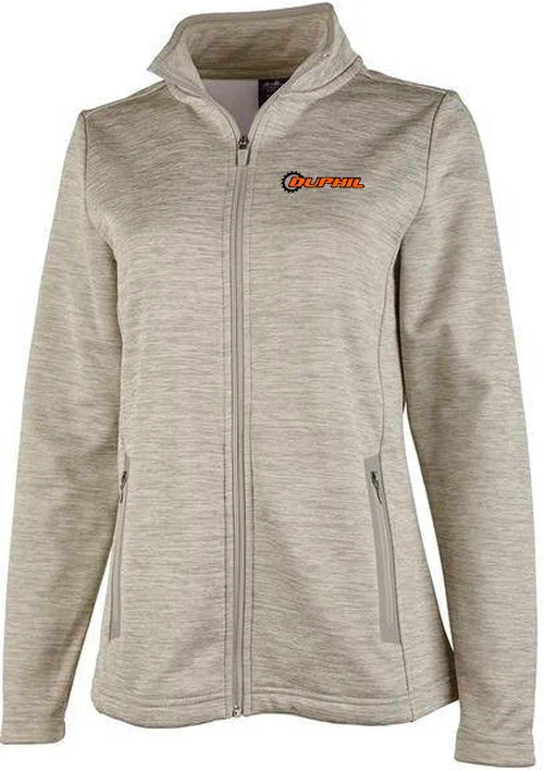 Soft Shell Jackets for Everyday Comfort-Charles River Ladies Brigham Knit Jacket