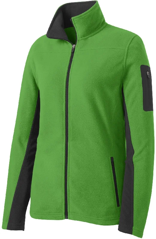 Urban Jackets for City Wear-CLOSEOUT - Port Authority Ladies Summit Fleece Full-Zip Jacket