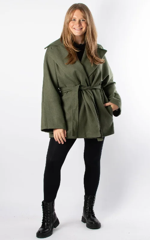 Light Jacket for Easy Layering-Patricia Jacket | Khaki