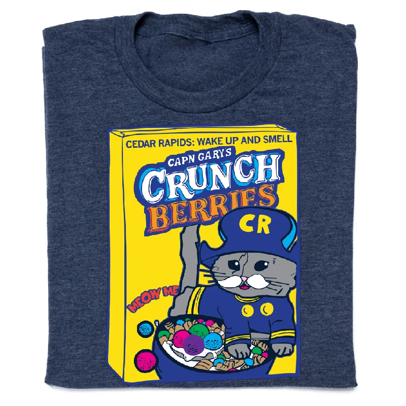 Long Sleeve Graphic T-Shirt for Cooler Months-Smell the Crunchberries Gary Graphic Full Color