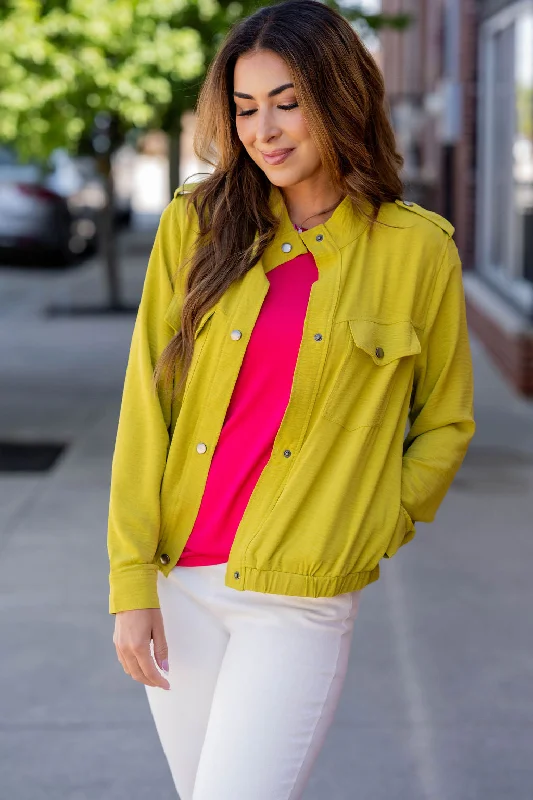 Stylish Zip-Up Jackets for Everyday Wear-Lightweight Shoulder Accented Jacket