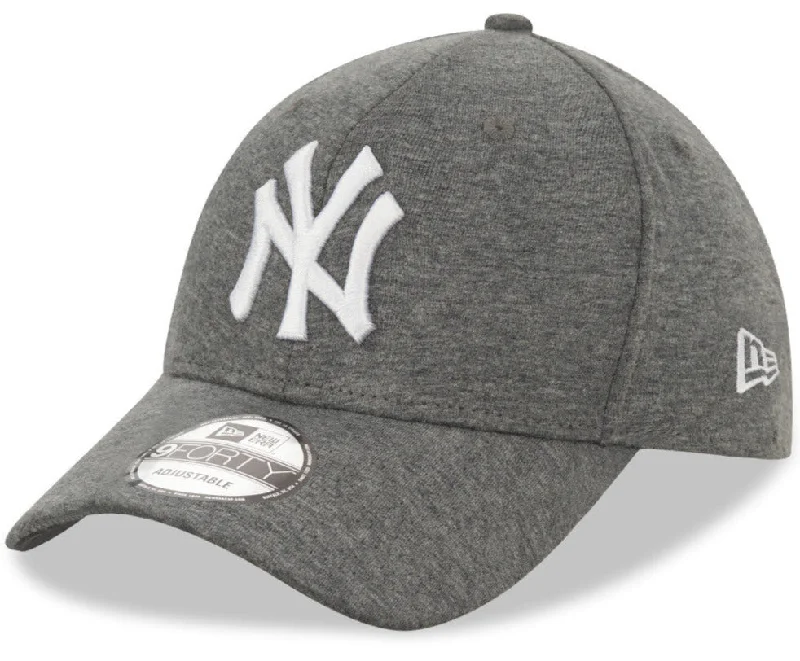 Durable Outdoor Hats for Hiking-New York Yankees New Era 9Forty Jersey Grey Baseball Cap