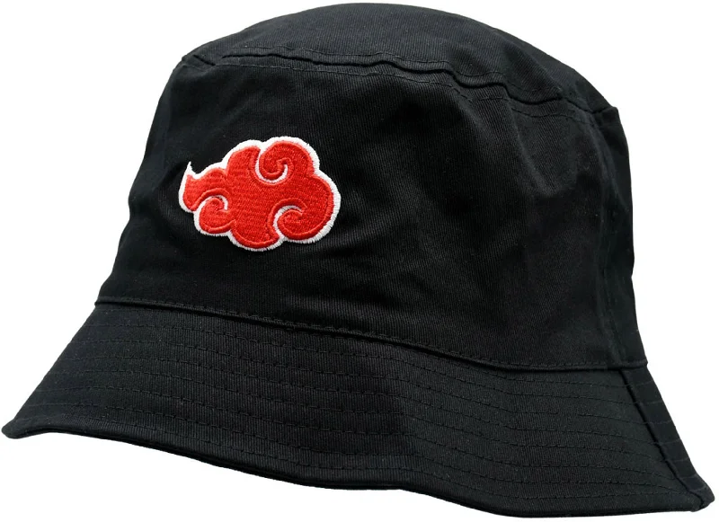 Bucket Hats for Men and Women-Naruto Shippuden Black Bucket Hat