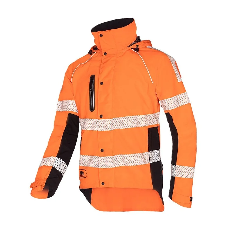 Athletic Fit Jackets for Performance and Style-Keiu Hi-Vis Rain Jacket