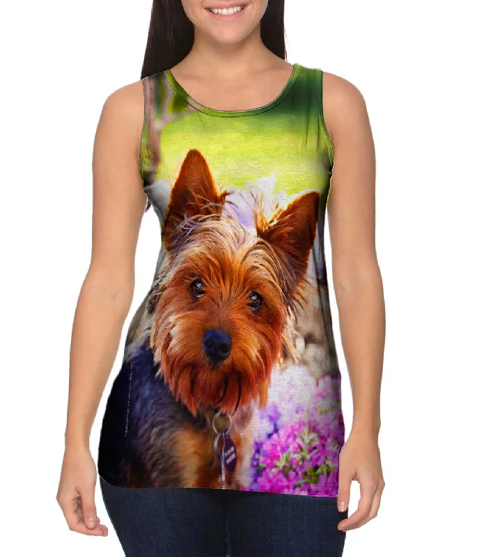 Sleeveless Jackets for Comfortable Coverage-Springtime Yorkie