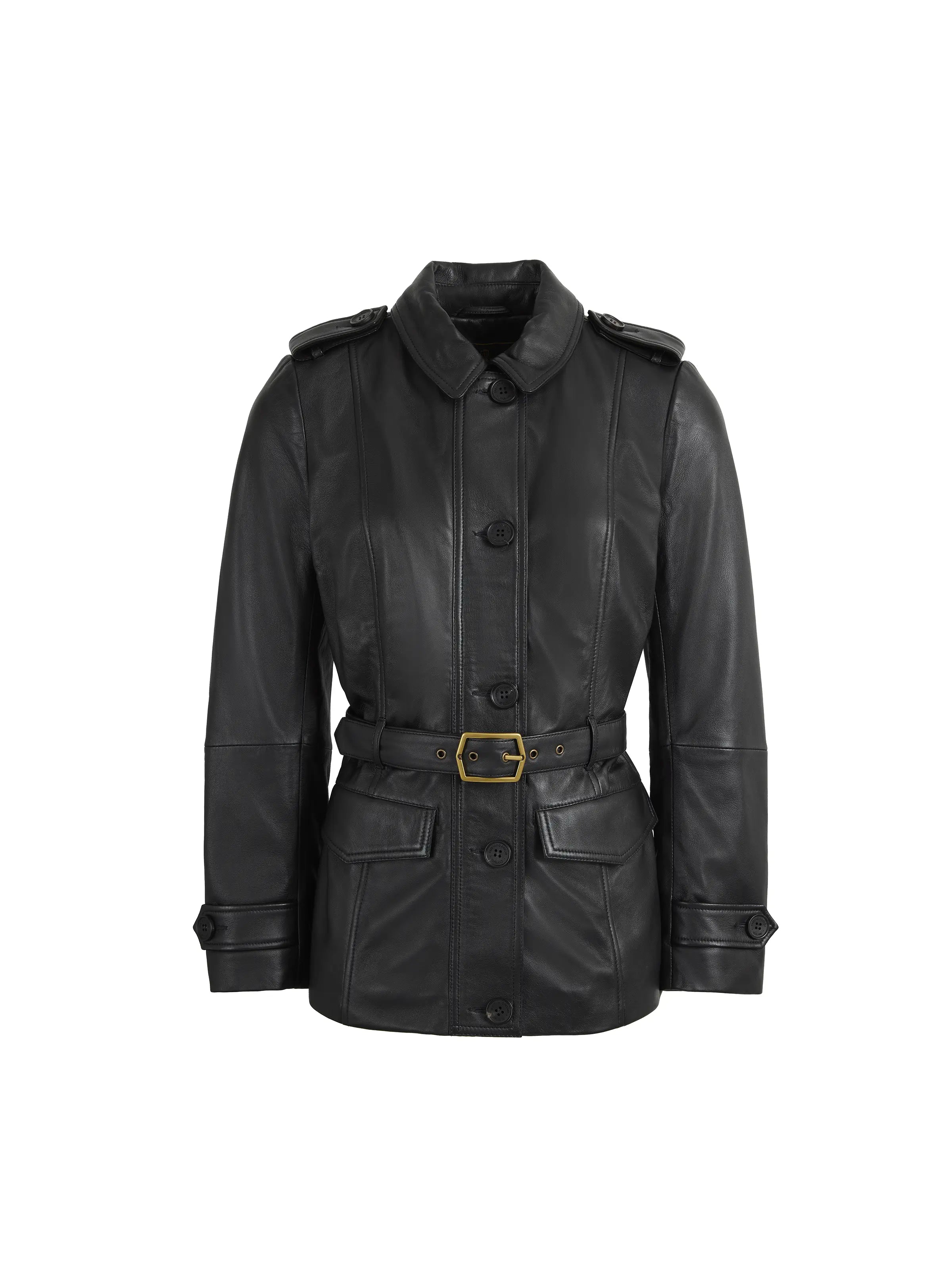 Soft Leather Jackets for Sleek Fashion-Frances Jacket - Black Leather