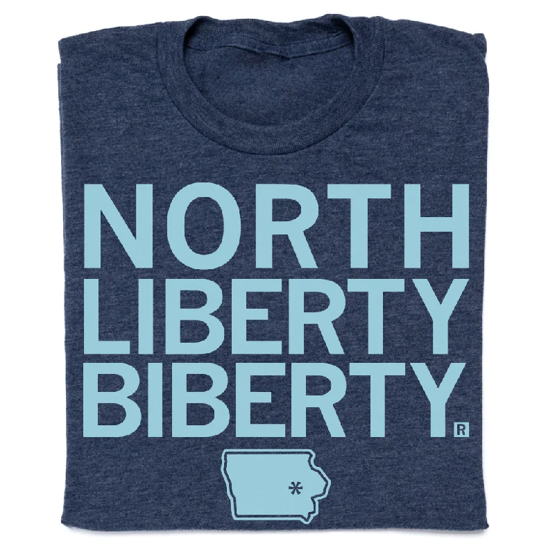 Soft T-Shirt for Relaxed Fit-North Liberty Biberty