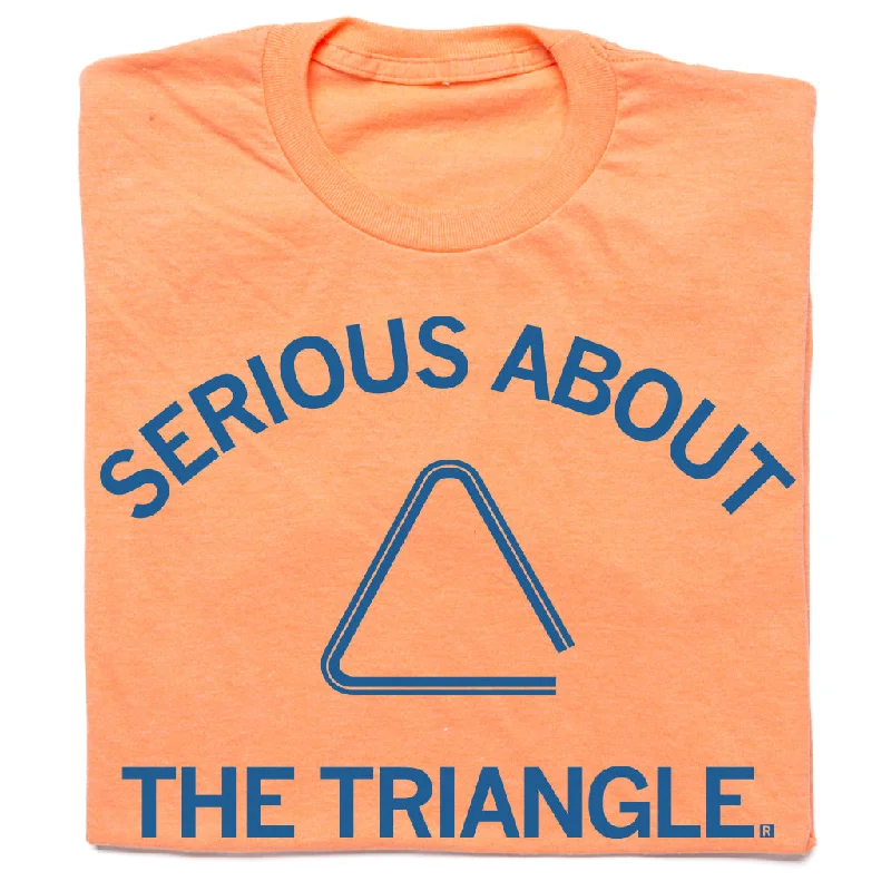 Minimal Print T-Shirt for Subtle Style-Serious About The Triangle