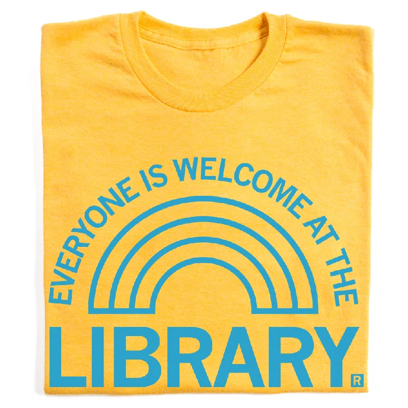 T-Shirt for Team Events and Uniforms-Everyone is Welcome at the Library