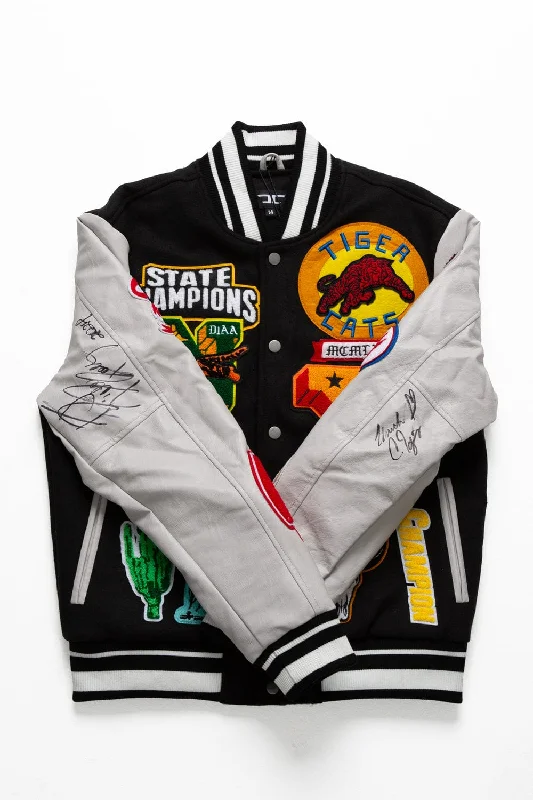 Stylish Jackets for Casual Outfits-Pete Rock & CKing 1/1 Autographed Varsity Jacket - Size Medium (Cyber Monday Auction)