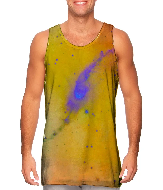 Down Vests for Winter Adventures-Space Galaxy Garden Sprinkler Nebula