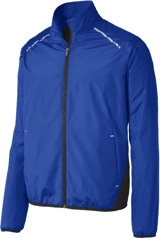 Waterproof Windbreakers for Outdoor Activities-CLOSEOUT - Port Authority Zephyr Reflective Hit Full-Zip Jacket