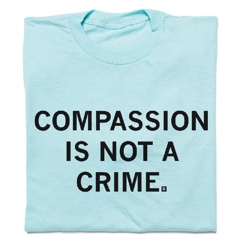 Vintage Graphic T-Shirt for a Retro Look-Compassion Is Not A Crime