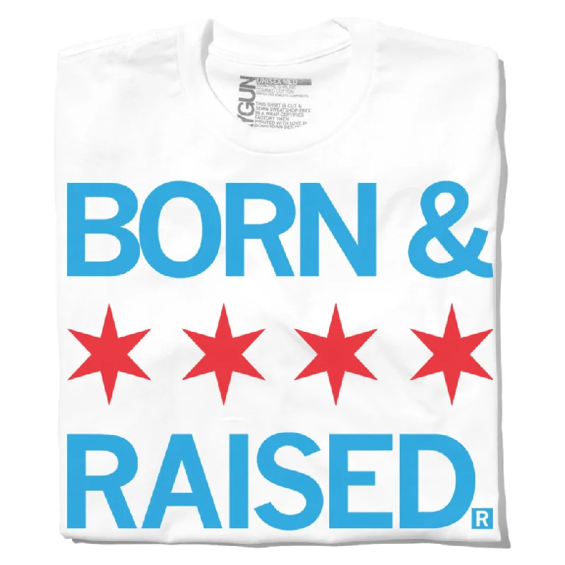 Short Sleeve T-Shirt for Warm Weather-Chicago Born & Raised