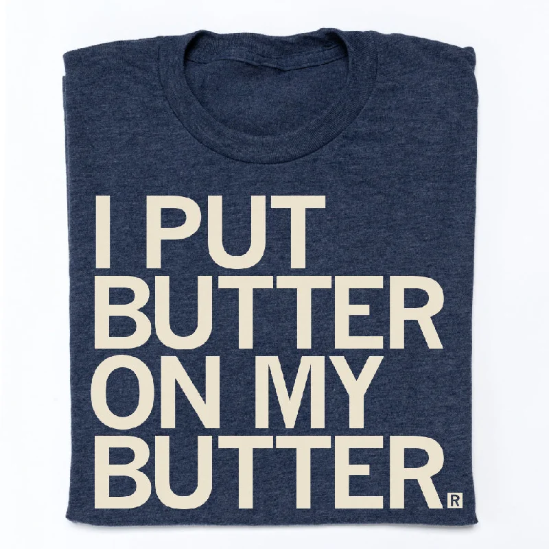 Classic Crew Neck T-Shirt for Timeless Appeal-Butter On My Butter