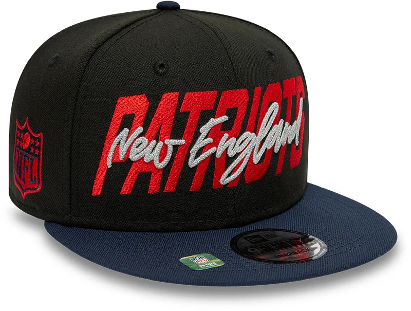 Summer Caps for Sun Protection-New England Patriots New Era 9Fifty NFL Draft 2022 Snapback Cap