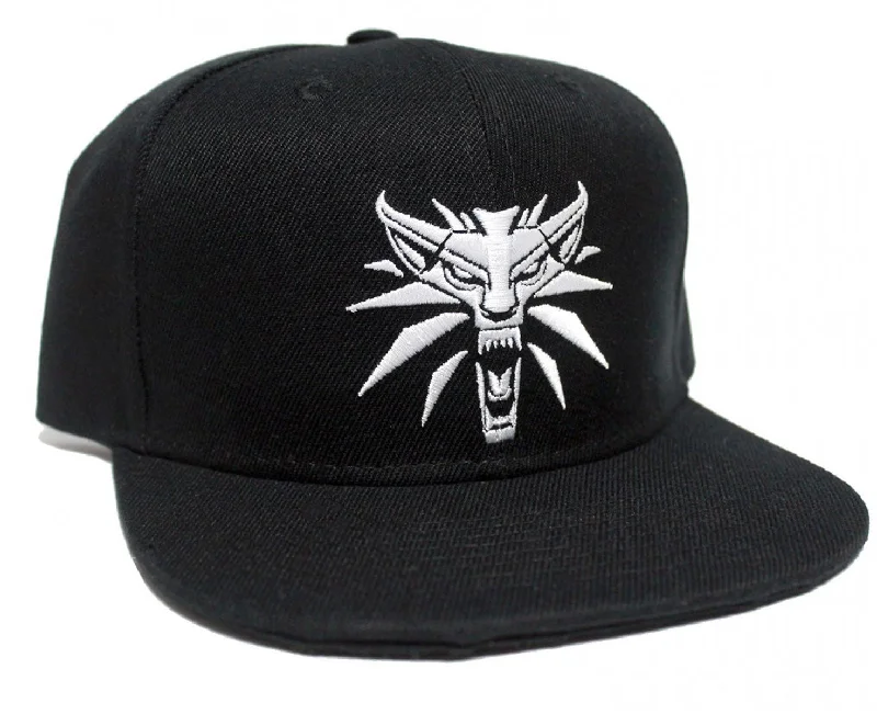 Designer Hats for Luxury Fashion-The Witcher 3 Black Snapback Cap