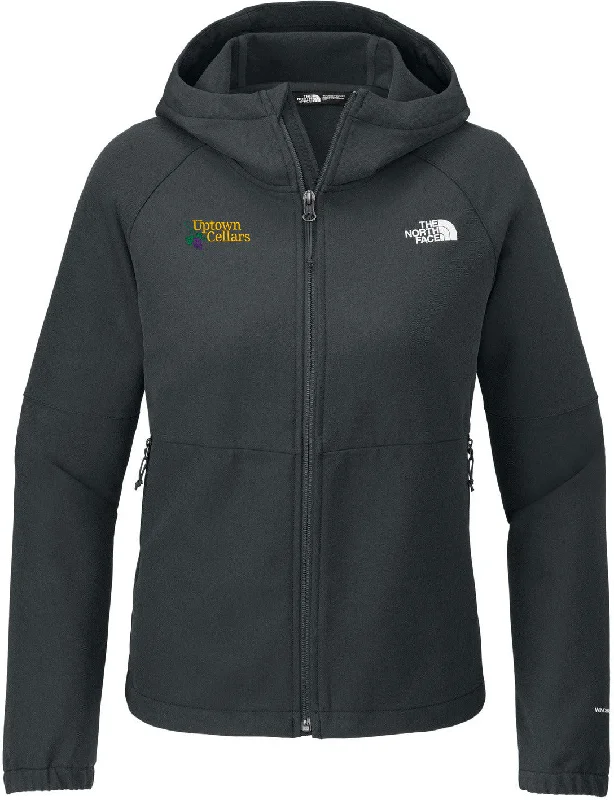 Bomber Jackets for a Cool Vibe-The North Face Ladies Barr Lake Hooded Soft Shell Jacket