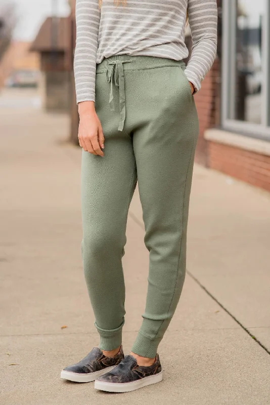 Elegant Dress Pants for Formal Events-So Soft Sweater Joggers