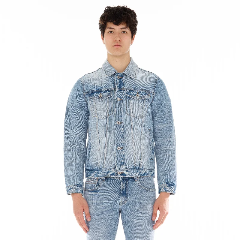 Soft Shell Jackets for Outdoor Exploration-TYPE II DENIM JACKET IN ACID