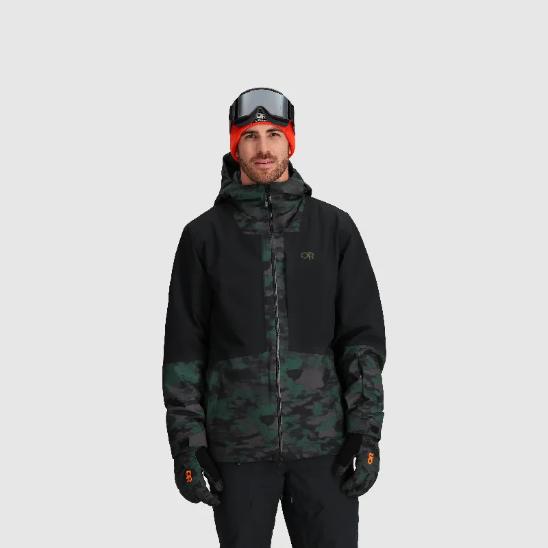 Reflective Windbreakers for Safety and Comfort-Men's Snowcrew Jacket