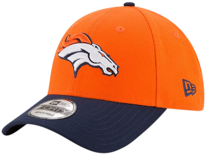 Fashion Hats for Trendy Outfits-Denver Broncos New Era 940 The League NFL Adjustable Cap