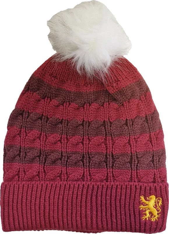 Casual Hats for Relaxed Days-Harry Potter Gryffindor Bobble Hat